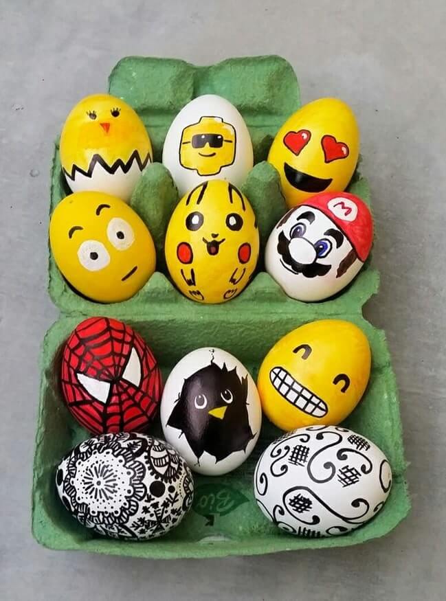 Download 19 DIY Easter Egg Decorating Ideas | Munchkins Planet