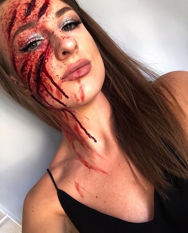 Fake Wounds Halloween Makeup | Munchkins Planet